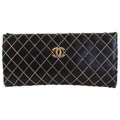 chanel roll clutch|chanel clutch with chain price.